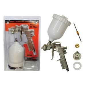 PISTOLA DE PINTURA C/ TANQUE AUTO 600 ML BESTFER BFH1378