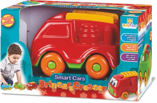 CARRINHO BOMBEIRO B E C 10 X 8,5 X 17 CM DIVPLAST 536