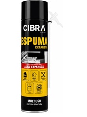 ESPUMA DE POLIURETANO 500ML/340GR CIBRA