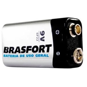 PILHA BATERIA 9V BRASFORT B.6312