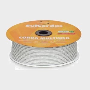 CORDA SEDA 8MM BRANCA CARRETEL (240M) REGRA/SUL CORDAS
