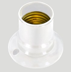 SUPORTE/SOQUETE  FIXO BRANCO   ILUMI  I.1607