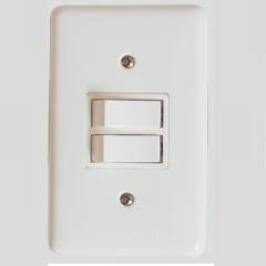 INTERRUPTOR  2 TECLAS  SIMPLES BRANCO STYLUS  ILUMI   I.2018