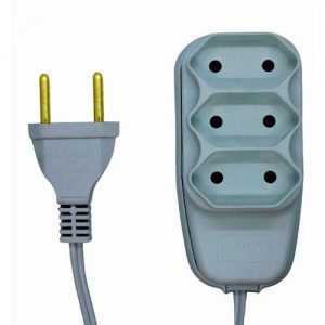 EXTENSAO ECONOM CINZA C/ CORD PARAL. 4,5 MT 10A ILUMI I.1784