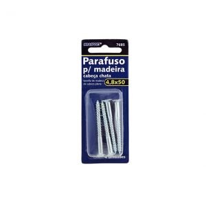 PARAFUSO P/ MADEIRA CAB CHATA 4,8 X 50 C/ 8 BRASFORT B.7685