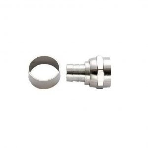 CONECTOR F C/ ANEL RG6 IMPORTADO UNISAT