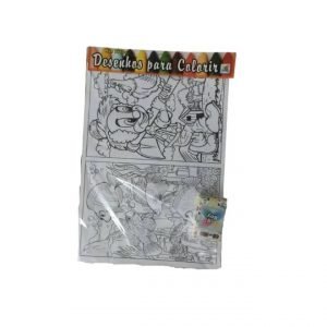 DESENHO P/ COLORIR COM GIZ DUBEL DB-722