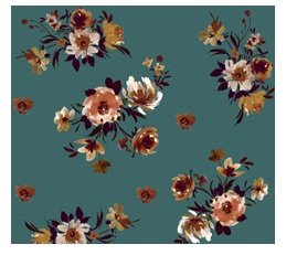 PAPEL  ADESIVO 0,45X10MT   FLORAL VERDE  LEOELEO  79209