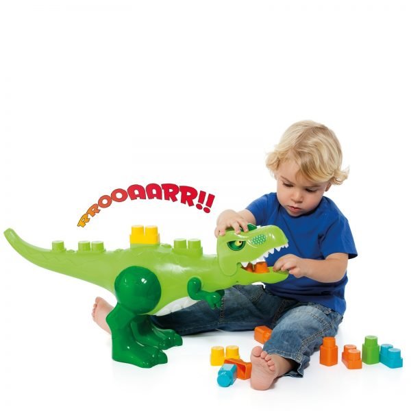 DINO JURRASIC COM 30 BLOCOS BABY LAND CARDOSO TOYS