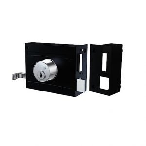 FECHADURA SOBREPOR PORTAO 701/100 PRETO FOSCO STAM 56417