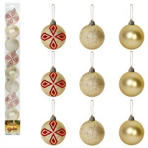 BOLA TB TURKI 5CM (9PCS) DOURADA ZEIN Z304249