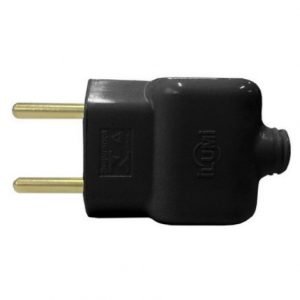 PINO PRENSA CABO 2P (20A)  250V  PRETO  ILUMI I.14031