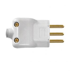 PINO PRENSA CABO 2P + T  (20A)  250V BRANCO ILUMI I.14351