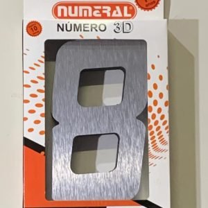 NUMERO RESIDENCIAL QUAD 3D ACO ESCOV 8 AKROSUL NUM2069