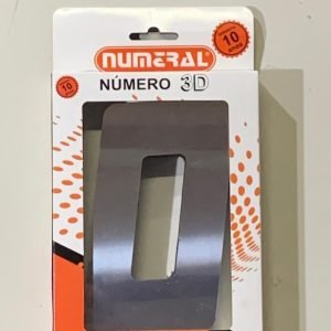 NUMERO RESIDENCIAL QUAD 3D ESPELHADO 0 AKROSUL NUM2071