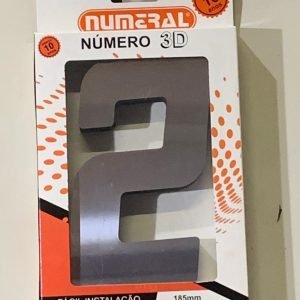 NUMERO RESIDENCIAL QUAD 3D ESPELHADO 2 AKROSUL NUM2073