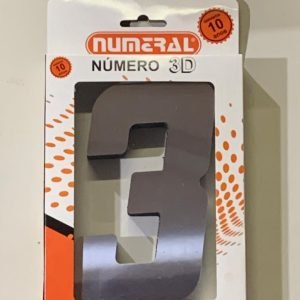 NUMERO RESIDENCIAL QUAD 3D ESPELHADO 3 AKROSUL NUM2074