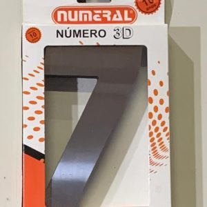 NUMERO RESIDENCIAL QUAD 3D ESPELHADO 7 AKROSUL NUM2078
