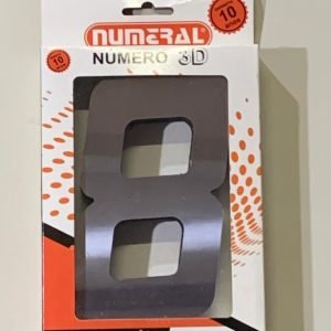 NUMERO RESIDENCIAL QUAD 3D ESPELHADO 8 AKROSUL NUM2079