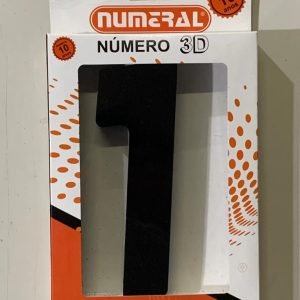 NUMERO RESIDENCIAL QUAD 3D PRETO 1 AKROSUL NUM2082
