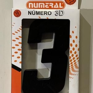 NUMERO RESIDENCIAL QUAD 3D PRETO 3 AKROSUL NUM2084