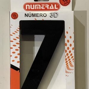 NUMERO RESIDENCIAL QUAD 3D PRETO 7 AKROSUL NUM2088