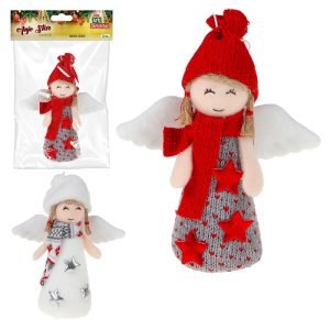 ENFEITE ANJO ROUPA C/ ESTRELA 17 CM ZEIN Z364137