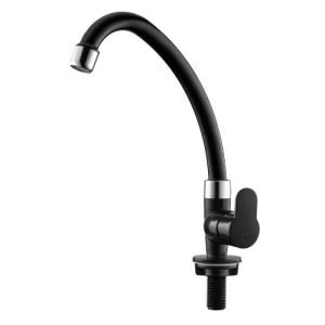 TORNEIRA MESA BICA MOVEL TIVOLI PRETA/CROMADA HERC