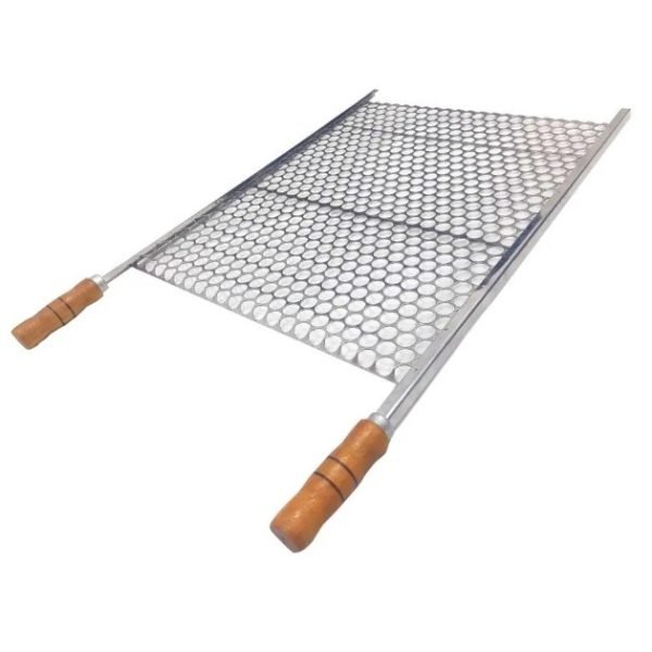 GRELHA MOEDA 40 X 50 ZINCADA REF 1-115 MADEFER INOX