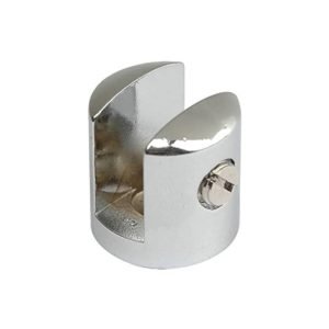 SUPORTE P/ VIDRO ZAMAC REDONDO 8MM CROMADO AKROSUL