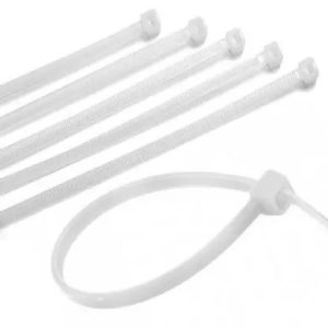 ABRACADEIRA NYLON BRANCA 3,5 X 280MM C/100 ARTTOOLS F 1304