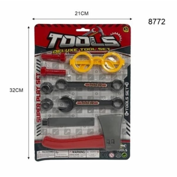 BRINQUEDO KIT FERRAMENTAS 9 PCS QG-173