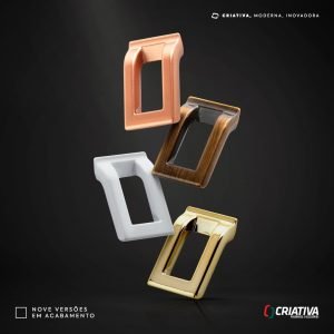 PUXADOR ZAMAC 16MM ZM16 ROSCA M4 DOURADO AKROSUL