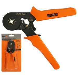 MINI ALICATE CRIMPADOR AUTO AJUSTAVEL CABO COAXIL BESTFER
