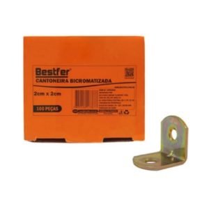 CANTONEIRA BICROMATIZADA 2 X 2 X 1,9CM (100 PCS) BESTFER ##