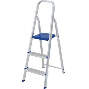 ESCADA   3 DEGRAUS ALUMINIO  MOR