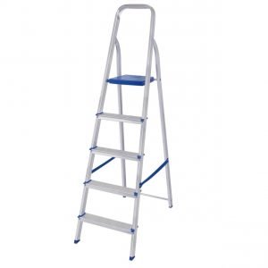 ESCADA   5 DEGRAUS ALUMINIO  MOR