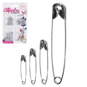 ALFINETE SEGURANCA C/ 100 PCS 4 TAMANHOS ZEIN Z317775