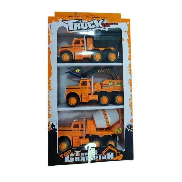 KIT 3 CAMINHOES DE FRICCAO SAKES TOY23090