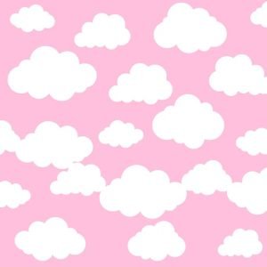 TNT ESTAMPADO NUVEM DE ALGODAO ROSA 1,4 M X 25 M DEXA