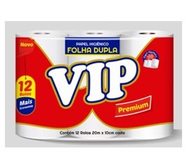 PAPEL HIGIENICO FOLHA DUPLA VIP   12 X 20MT   DCLASSE