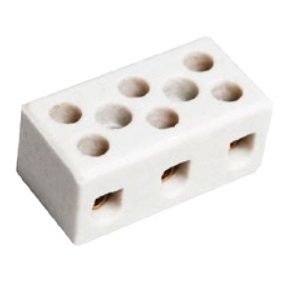 CONECTOR PORCELANA TRIPOLAR 16MM 30A 600V ARTTOOLS F 8205