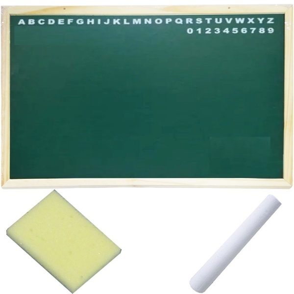 QUADRO ESCOLAR 40 X 60 CM C/ APAGADOR E GIZ MCC BRINK 016