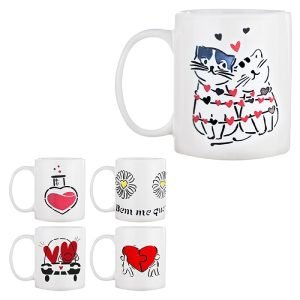CANECA CERAMICA AMOR (LOVE) 300 ML ZEIN Z323066