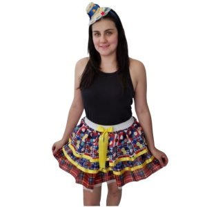 FANTASIA SAIA CAIPIRA LUXO ADULTO TAM UNICO UNIVERSO