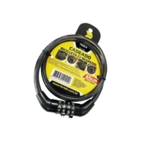 CADEADO P/ BICICLETA C/ SEGR 65CM X 8MM ARTTO/FERTAK 1704