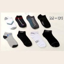 MEIA ADULTO MASCULINA CANO CURTO (C/12 PARES) TUKIN TKMWM01