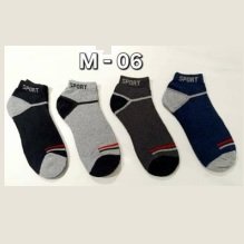 MEIA ADULTO MASCULINA CANO CURTO (C/12 PARES) TUKIN TKMWM06