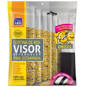CORTINA BOX VINIL VISOR RET EMOJIS PLAST LEO  PL623-H