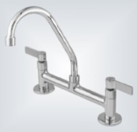 MISTURADOR CANO ALTO C62 BANCADA C/ AREJ. FIXO 6291 RAINHA